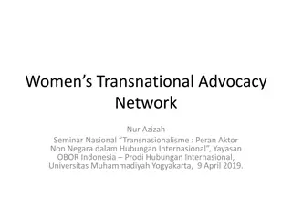 Gender Issues in Indonesia: Advocacy and Challenges