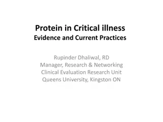 Protein in Critical Illness: Evidence and Guidelines Overview