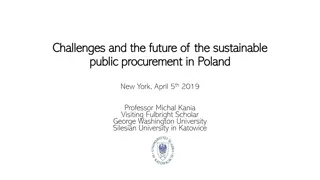 Challenges and the Future of Sustainable Public Procurement in Poland