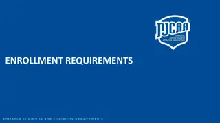 Enrollment Requirements for Student-Athletes