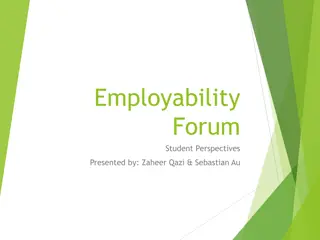 International Student Perspectives on Employability Challenges