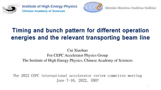 CEPC Accelerator Physics: Timing and Bunch Patterns for Operation Energies