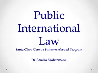 International Law Sources and Treaties