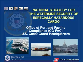 National Strategy for Waterside Security of Hazardous Cargo
