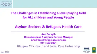 Challenges in Establishing a Level Playing Field for Children and Young People Seeking Asylum and Refugees