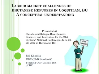 Labour Market Challenges of Bhutanese Refugees in Coquitlam, BC
