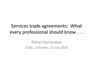 Trade Agreements for Professionals