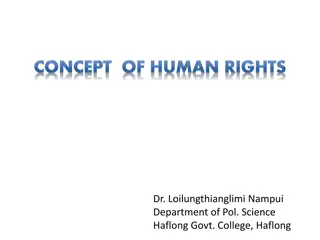 Human Rights and Their Categories