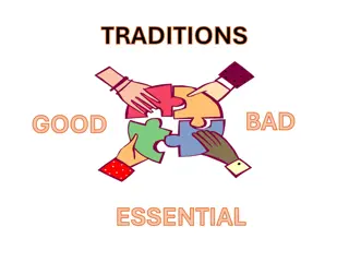 Importance of Traditions in Faith