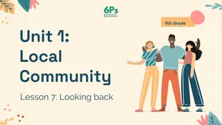 Unit 1: Local Community Lesson 7 Recap and Practice