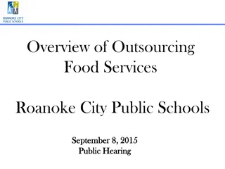 Overview of Food Services Outsourcing Process in Roanoke City Public Schools