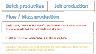 Custom Production Methods in Manufacturing