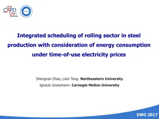 Optimizing Steel Production Scheduling with Energy Consideration