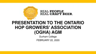 Craft Brewery Industry Insights and Advocacy Successes in Ontario