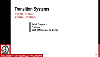 Transition Systems and Modeling Data-Dependent Systems