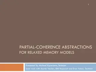 Partial Coherence Abstractions: Key Concepts for Memory Models