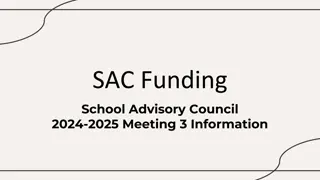 School Advisory Council Funding Guidelines