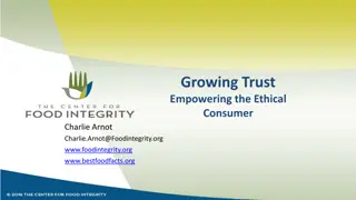 Trust and Transparency in the Food Industry Empowering Ethical Consumers