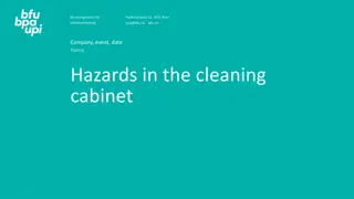 Hazard Symbols and Safety Precautions for Chemical Products