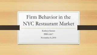 Firm Behavior in the NYC Restaurant Market Analysis