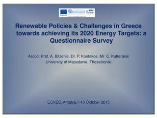 Renewable Energy Policies and Challenges in Greece: 2020 Targets