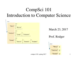 Solving the Popular Name Problem with Python and Lists