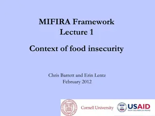 Food Insecurity: Causes and Solutions