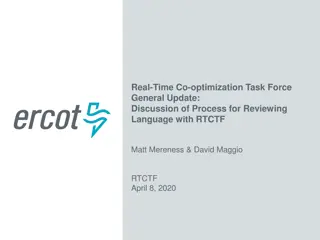 Real-Time Co-optimization Task Force General Update
