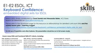 Enhancing Digital Skills for ESOL Learners through Keyboard Confidence