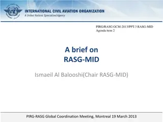 RASG-MID Safety Initiatives and Challenges in Aviation Coordination