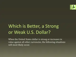 Pros and Cons of a Strong vs. Weak U.S. Dollar