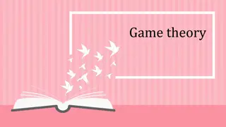 Game Theory, Oligopoly, and Prisoner's Dilemma Examples