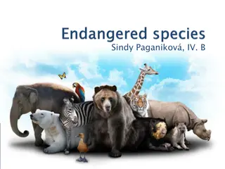 Facing Extinction: Urgent Threats to Biodiversity