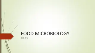 Impact of Microorganisms on Food Supply