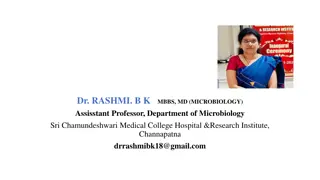 Dr. Rashmi B.K. - Experienced Microbiology Professional in Medical Education