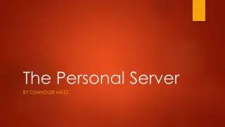 Exploring the Concept of Personal Servers in Ubiquitous Computing