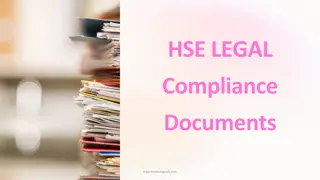 Essential HSE Legal Compliance Documents and Their Importance