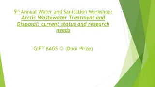 Arctic Water and Sanitation Workshop: Wastewater Treatment and Disposal Insights