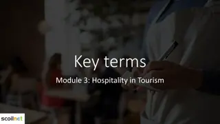 Hospitality in Tourism Industry