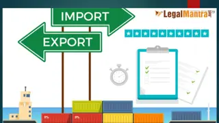 Import and Export Procedures for Entrepreneurs in India