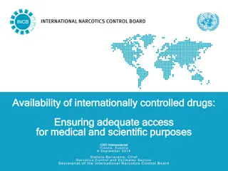 Ensuring Access to Internationally Controlled Drugs for Medical Purposes
