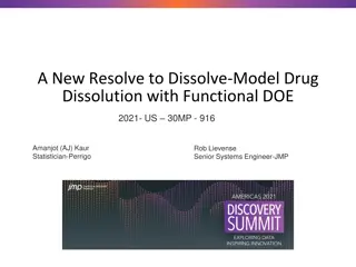Functional DOE for Drug Dissolution Modeling 2021