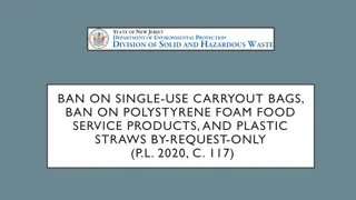 Ban on Single-Use Carryout Bags and Plastic Straws Overview