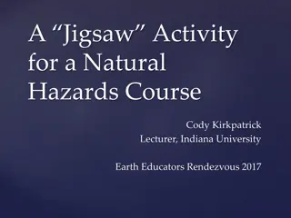 Engage Students with Jigsaw Activity for Natural Hazards Course
