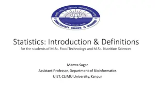 Evolution of Statistics: From Ancient Origins to Modern Applications