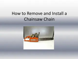 Chainsaw Chain Removal and Installation Guide