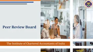 Peer Review Mechanism in Indian Chartered Accountancy