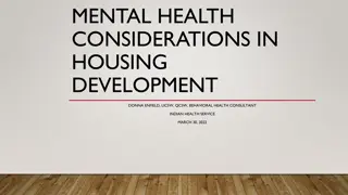 Mental Health Impacts of Housing Development