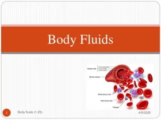 Body Fluids and Electrolytes Composition
