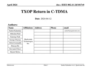 IEEE 802.11-24/1017r0 TXOP Return in C-TDMA